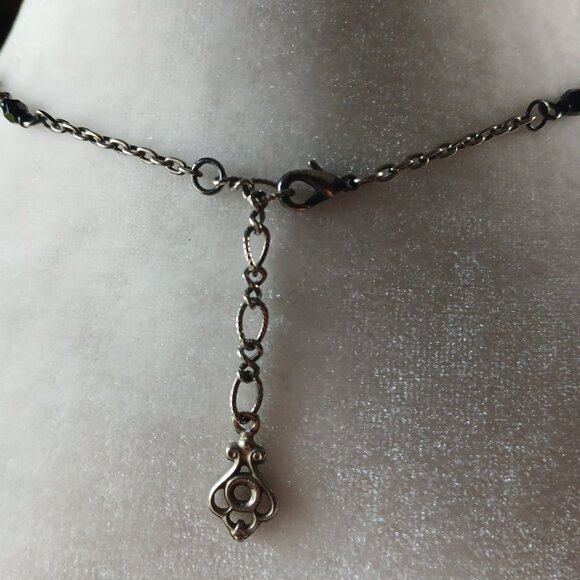 Gothic Witchy Halloween Costume Spider Necklace - Picture 3 of 3